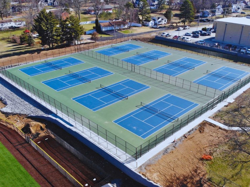 Lindbergh High School Recently Finished Tennis Courts
